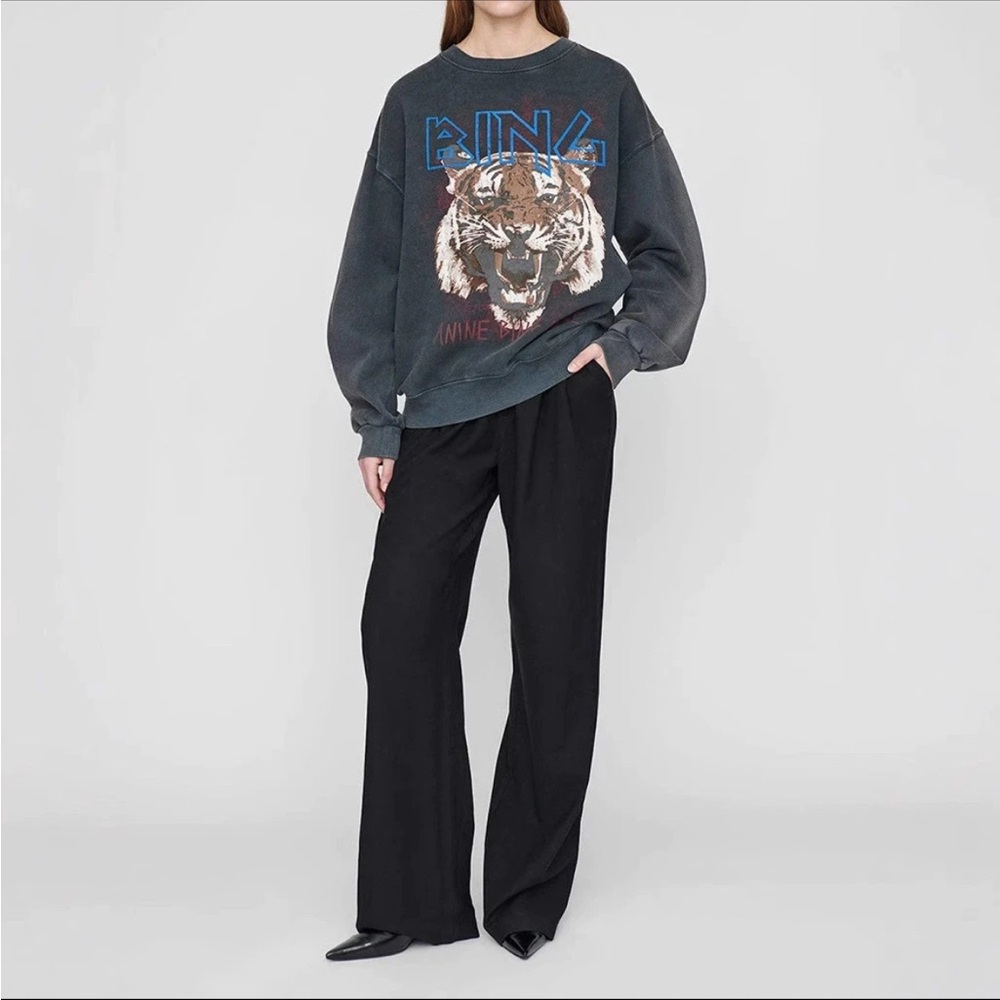Anine Bing Graphic Tiger Sweatshirt